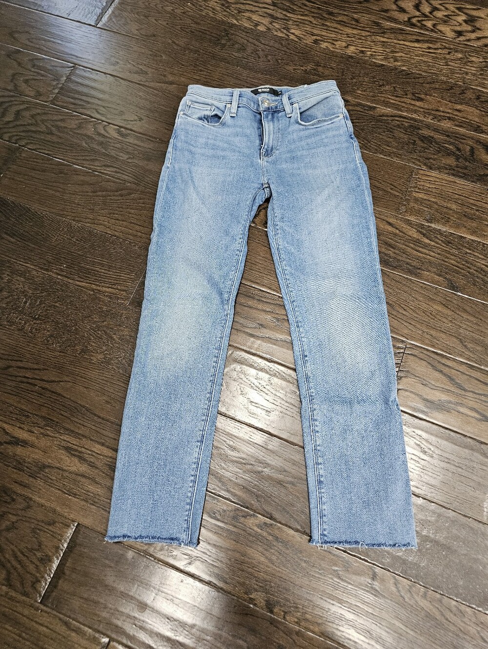 Hudson Nico Straight Leg Jeans, Size 25, Mid Rise, Inseam Approx 26 In